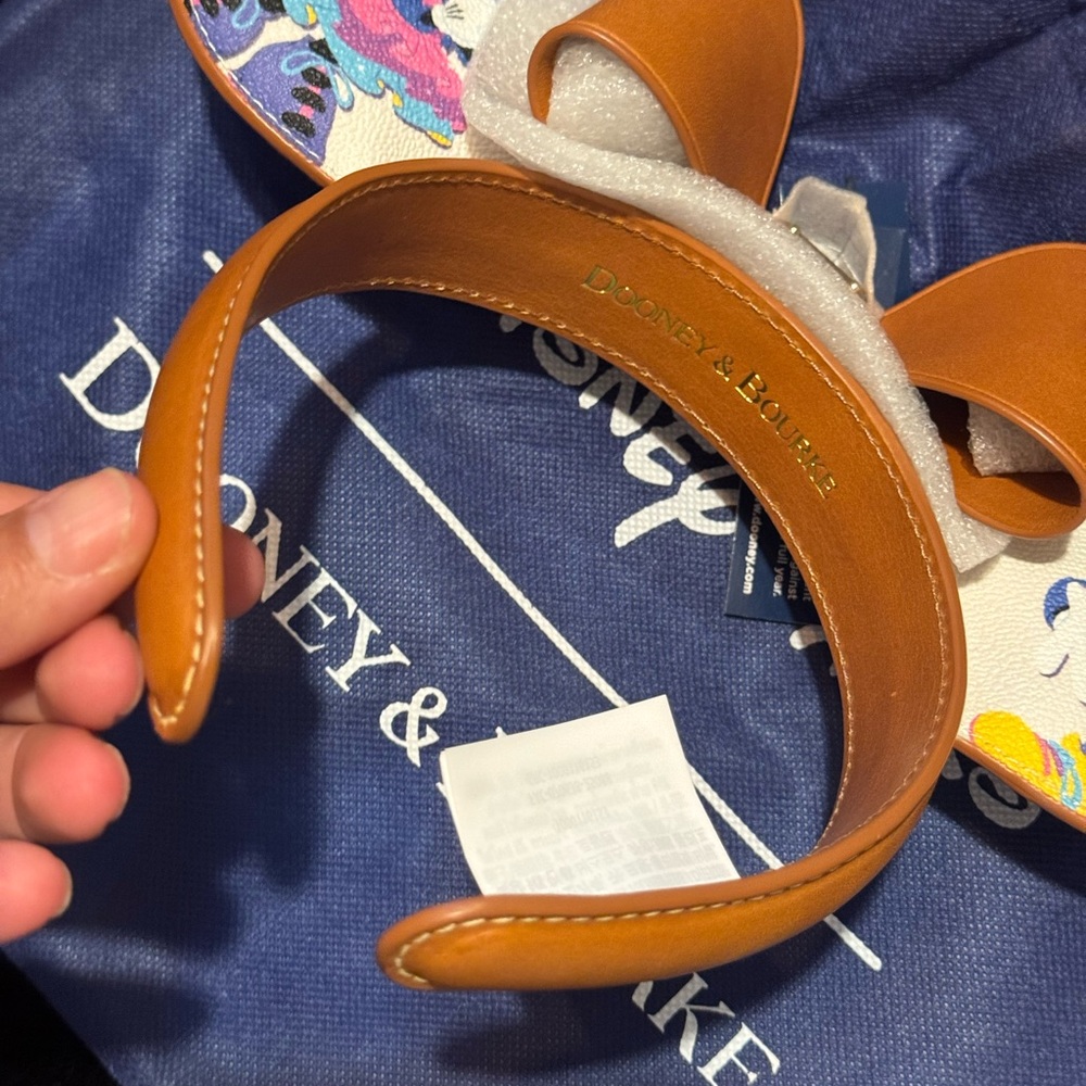 Dooney & Bourke Tan Bow Mickey Mouse Ears Headband - Picture 8 of 8